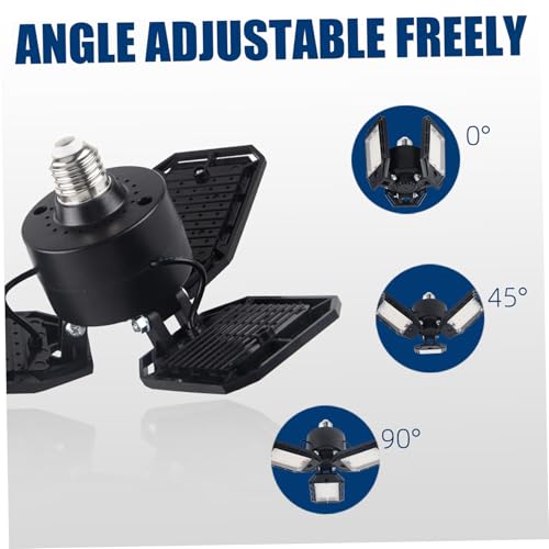 Garage LED 3 panneau luminaire polyvalent E26 sous-sol atelier 2PCS - 4