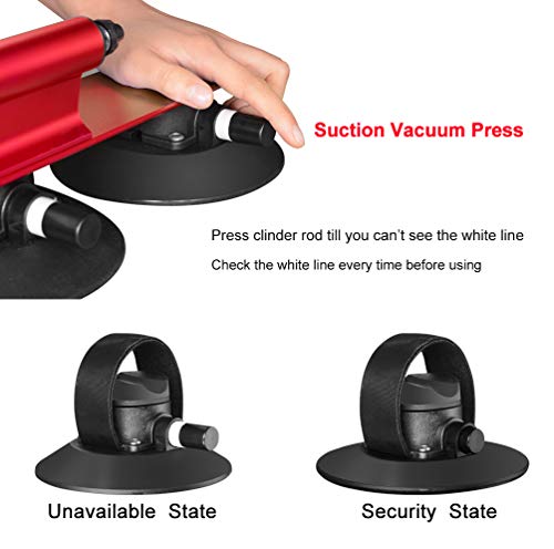 ROCKBROS Suporte de bicicleta Sucker para carro com ventosa de teto e liberação rápida de liga de al