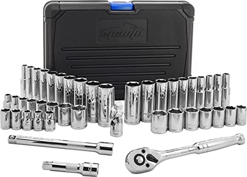 Epauto ST-004-3 45 Pieces 3/8 Inch Drive Socket Set thumb #5