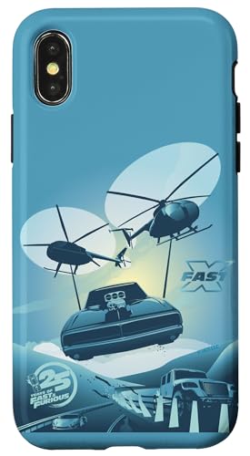 ���C���h�E�X�s�[�h 25th Anniversary Fast X Helicopter Chase �X�}�z�P�[�X iPhone X/XS �p