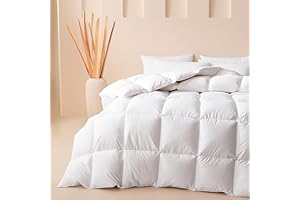 Cosybay Goose Feather Down Comforter: Fluffy King-Size Luxury at Your Fingertips