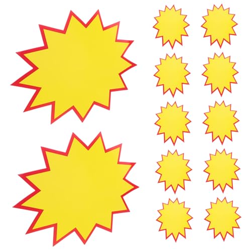Étiquettes de prix vierges autocollantes de magasin de détail HEALLILY publicité