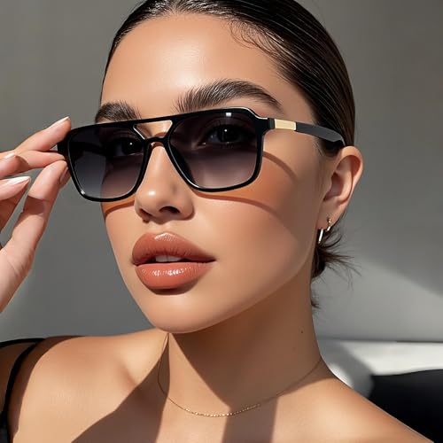 Trend Sunglasses for Women Aviator Womens Sunglasses Retro Sun Glasses for Driving Travel