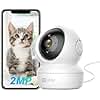 EZVIZ Security Camera Pan/Tilt 1080P Indoor Dome, Smart IR Night Vision, Motion Detection, Auto Tracking, Baby/Pet Monitor, 2-Way Audio, Works with Alexa and Google(C6N)