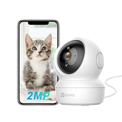 EZVIZ Cámara Vigilancia WiFi Interior 360º  1080P Camara Vigilancia Bebe/Mascotas  Visión Nocturna  Audio Bidireccional  Detección de Movimiento  Control Remoto  Compatible con Alexa  Andriod/iOS C6N