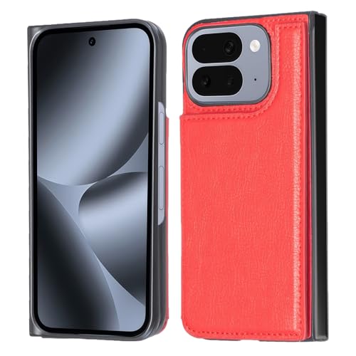 �y Antimam �zPixel 10PRO FOLD �Ή� �P�[�X �蒠�^ ���z�^ �V�^ �S�ʕی� �ϏՌ� �C�菝�h�~ �y�� �����ی� �蒠�^ �P�[�X�i���b�h�j�O�[�O�� �s�N�Z��10proFold ���� PU�v �w�� IC �J�[�h ���[ �X�^���h�@�\ �P