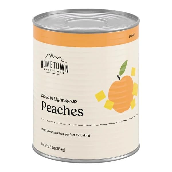 #10 Can Diced Peaches in Light Syrup - 6/Case