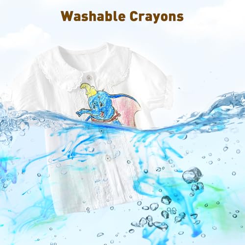 Giz de cera de abelha triangular jumbo para crianças pequenas, 12 cores inquebráveis para bebês de 1