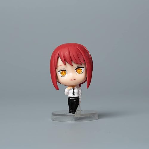 Miniatura 5 de Chainsaw Man Pyonkore Jumping Mini Figura Mascot Denji Makima Set de 6