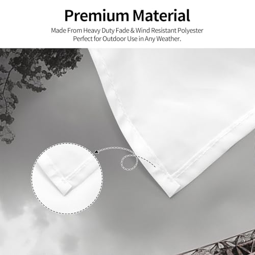 Drapeau de jardin extérieur double face grand format 1,2x1,8 m toutes saisons - 5