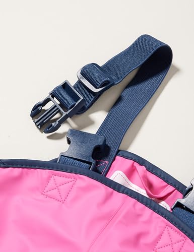 Playshoes Pantaloni Fango, Salopette Antipioggia, Fodera In Pile, Pantaloni Antipioggia Antivento E Impermeabili Unisex - Bambini E Ragazzi, Rosa, 80 - 8