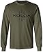 Koloa Surf Vintage Surfboard Logo Long Sleeve Cotton Tees-XL-MilGreen/b