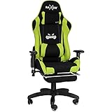 🎮 Racing Schreibtischstuhl in sportlicher Optik mit verstellbaren Armlehnen. Leichter Zusammenbau und hohe Stabilität gewährleisten Ihnen einen hohen Sitzkomfort durch ergonomisch geformte Sitz- und Rückenfläche