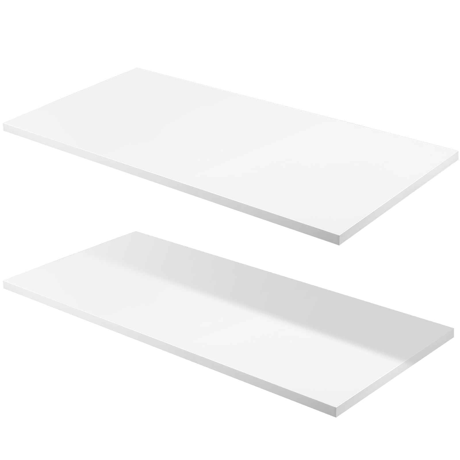 Menkxi 2 Pcs Cabinet Shelf White Floating Shelves