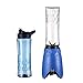 180W Blender Smoothie Maker - Elektro-Entsafter Grinder Für Obst, Gemüse, Protein Shakes - BPA-Frei 500Ml Bewegliche Sportflasche, Grinder, Blending Jar,Blau