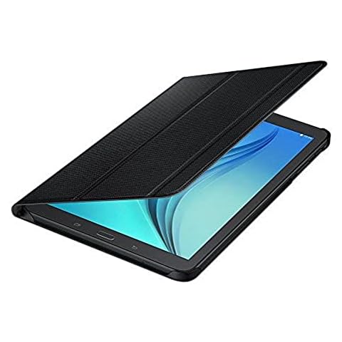 Samsung Galaxy Tab E Book Cover - Black Cover