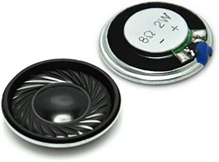 Gikfun Round Micro Speaker Diameter 28mm 8Ohm 8R 2W for Arduino Diy (Pack of 2pcs) AE1054U