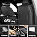 SHOUXIU Car Seat Covers Compatible with Nissan Rogue 2008-2025 2026 - Full Set 5 Seats Luxury Leather All-Weather Seat Cushions & Protectors, Waterproof & Breathable, Airbag Compatible (Black)