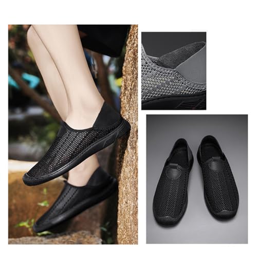 Men's Casual Sports Walking Shoes Casual Slip on Shoes for Men Mesh Breathable Casual Shoe Comfortable Lightweight Men's Outdoor Sports Walking Driving2