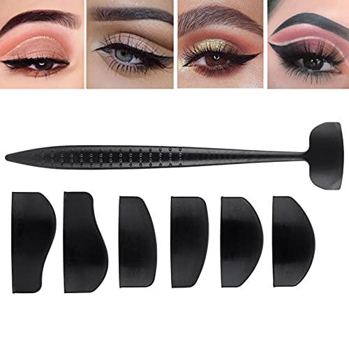 6 in 1 Crease Line Kit, Eyeshadow Stamp Kit Eye Shadow Applicator Silicone Eyeshadow Stamp Crease Tools for Women Girls Eyes Makeup