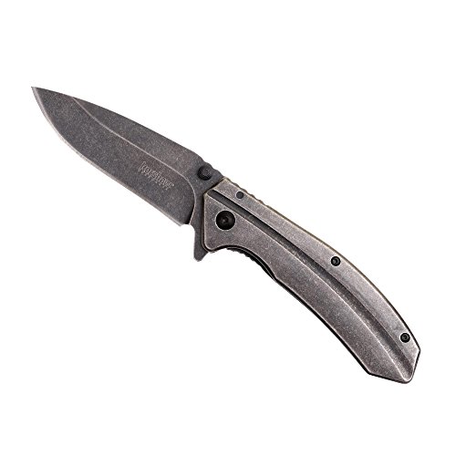 Kershaw Filter (1306Bw) Folding Pocket Knife With 3.2-Inch Blackwashed High-Performance Steel Blade, Stainless Steel Handle, Deep-Carry Pocketclip, Frame Lock And Speedsafe Assisted Opening; 5 Oz. #TOP1