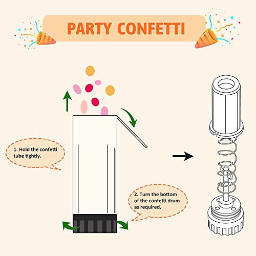 20 Pcs Party Confetti Poppers Cannons For Wedding Birthday Graduation Baby Shower Anniversary Christmas New Year's Party Celebrations Supplies And Favors #TOP1