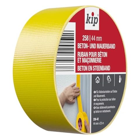 Ruban Kip 258-43 Jaune 44mm x 50m Cover