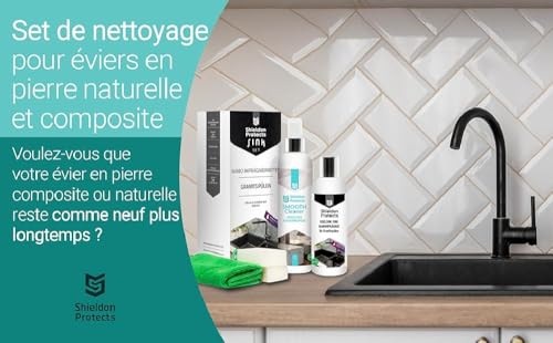 Protéger un évier en granit neuf : kit hydrofuge et soin complet Shieldon