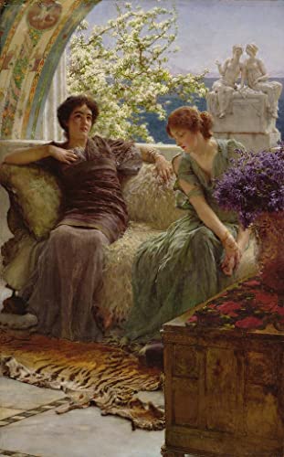 Tableau Confidence importune Alma-Tadema impression d'art mural 60x90cm