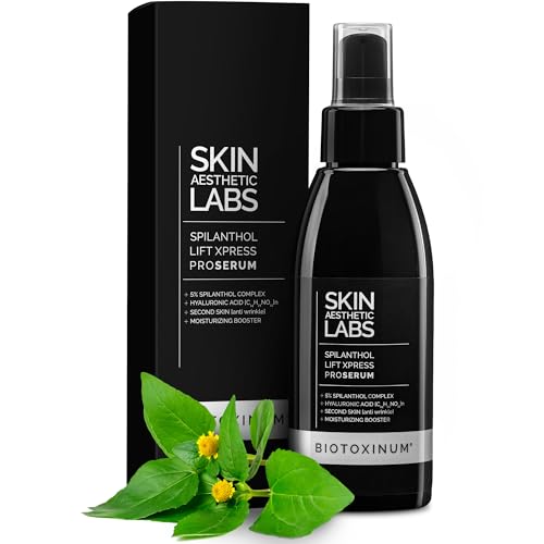 BIOTOXINUM® - 125ml - BIO-BTX mit Hyaluronsäure für Faltenreduzierung - Feuchtigkeitsspendend - Anti-Aging - Made in Germany - Spilanthol Lift Express ProSerum von SKINAESTHETICLABS®