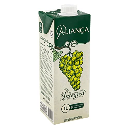 Suco Integral Uva Branco Aliança Caixa 1l