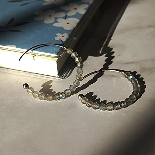 Cerceau en Argent 925 et véritable Turquoise le cadeau idéal pour femme