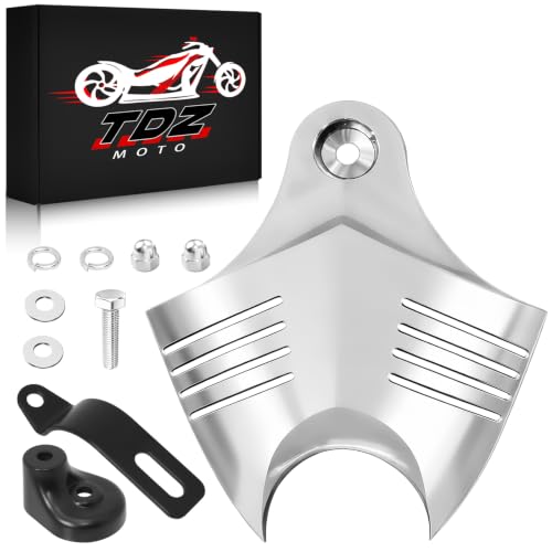 TDZ MOTO Horn Cover Compatible with Harley Softail Dyna Electra Glide Road King Big Twins V-Rods Stock Cowbell Horns 1992-2020