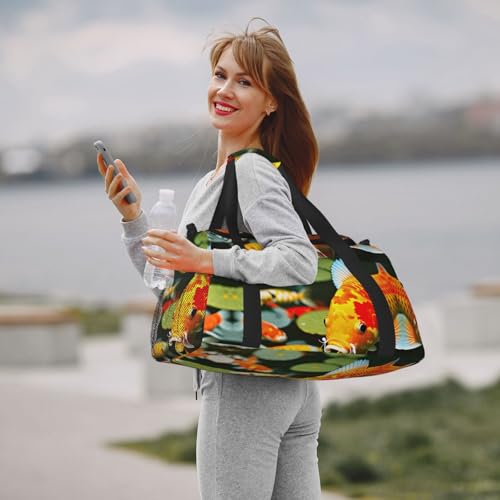Sac de sport sous le siège noir anti-encombrement koï - 7