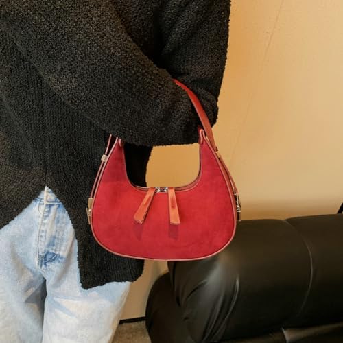 Bolso Hobo de Ante Vintage para Mujer miniatura 2