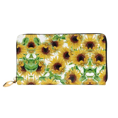 Portefeuille femme en cuir jaune tournesol idéal pour organiser vos voyages et sorties