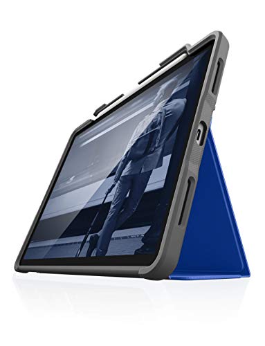 STM Dux Plus, Ultra-Protective case for Apple 11" iPad Pro 2018 Gen with Pencil Storage - Blue (stm-222-198JV-03) Bulk Packaging