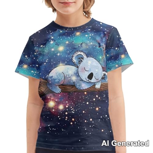 Image of Xhuibop Kids T Shirts for Boys Size 3-16 Girls Short Sleeve Sportswear Active Tops