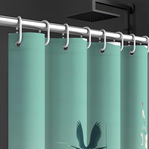 Rideau de douche impression numérique 3D haut de gamme style encre
