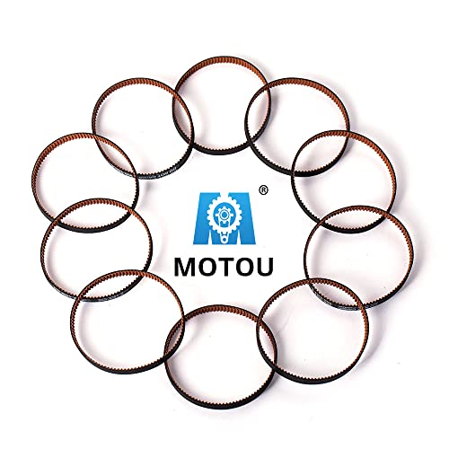Image of MOTOU 10x200mm GT2 Timing Belt, Closed Loop, Upgrade Non-Slip Version, Width 6mm, Fit for 3D Printer and Most Belt Driven Printers