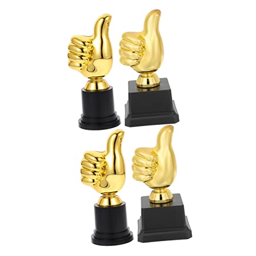 BESPORTBLE 8 Pçs Troféu Polegares Para Cima Decoração De Basquete Troféus De Plástico Medalhas De Fu