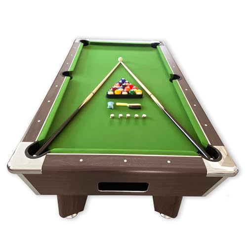 Billardtisch grün 7 FT mit manuellem Münzautomaten – Competition – Bild 4