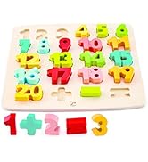 Amazon.co.jp: Hape(ハペ) 数字のパズル E1550A 3歳~ : おもちゃ