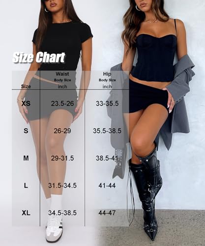 Faldas cortas informales y minifalda sexy negra estilo lápiz ajustada 5