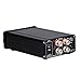 SMSL SA-50 Plus 50WX2 HiFi Amplifier/DAC/Music Player w/Remote Control,Digital Power Amplifier,TAS5766M, OLED Display, USB/SD Reader, 3.5mm AUX/Optical Input Jack, Full Digital Black