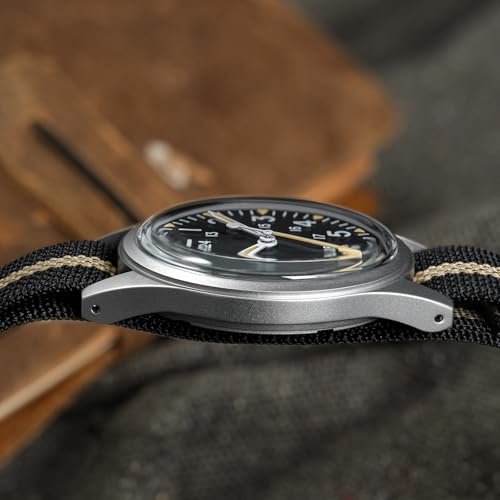 Image of TACTICAL FROG Militado ML07 36mm Field Watch, Japan VH31 Sweep Seconds or 2035 Movt, Men's Military Watch 10 ATM Waterproof Analog Watches for Men and Women Unisex Wristwatch