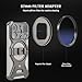 NEEWER LiteArmor Metal Frame Case for iPhone 15 Pro, Video Rig Phone Stabilizer with 67mm Filter Adapter, Basic Phone Tripod Mount Holder with 1/4