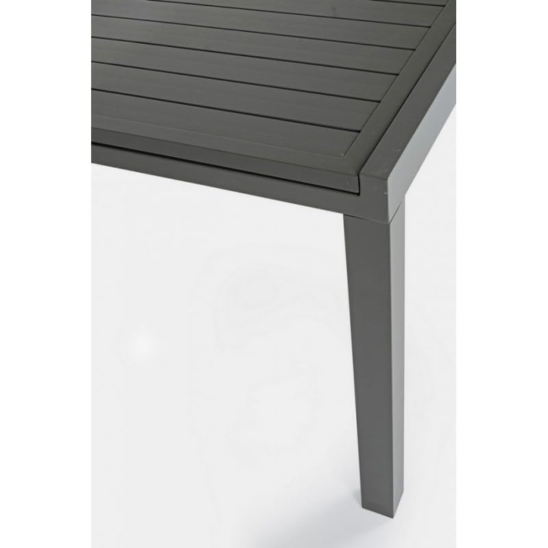 TAVOLO ALLUNGABILE BIZZOTTO HILDE ANTRACITE 75 X 200/300 X 100 CM