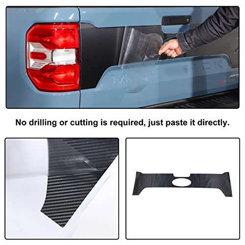 Image of Car Truck Tailgate Decal Sticker Wrap Compatible with Ford Maverick 2022-2024 Pickup Trucks Tailgate Blackout Decal Graphics Vinyl Decal Precut Sticker Printing Modelling Decor Exterior Accessories