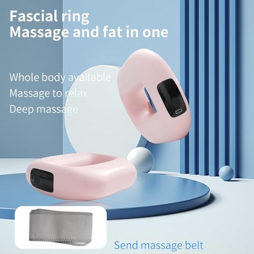 Image of 1Pack, Wearable Percussion Massage Ring - Electric Deep Tissue Massager with 8 Intensity Levels & 3 Modes, Hands-Free Muscle Recovery & Soreness Relief with Strap for Full Body.